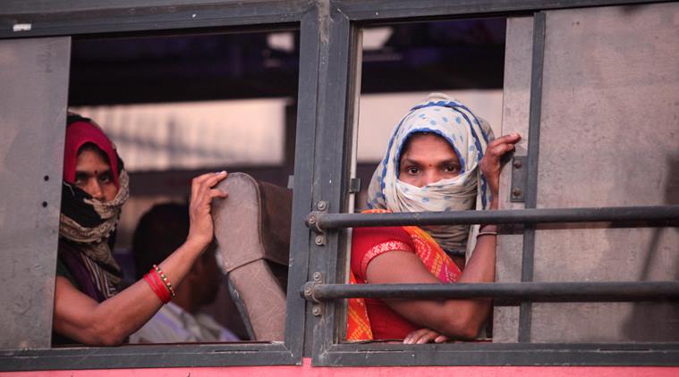 India lockdown, migrant workers, Coronavirus outbreak, Covid 19 cases, Vadodara news, Gujarat news, indian express news