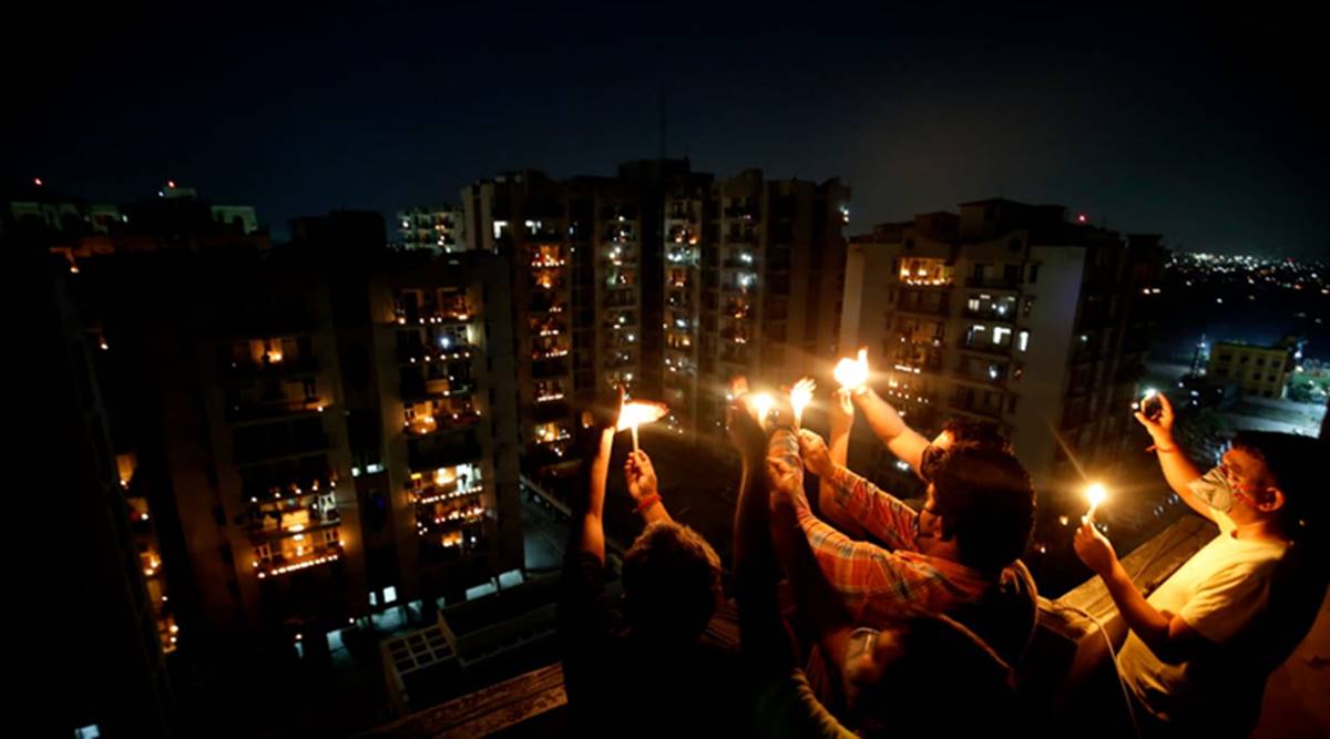 coronavirus cases, Narendra Modi, light diyas, firecrackers, Mumbai news, indian express news