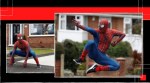 Two martial arts teachers dress as Spiderman to cheer up kids in England amid coronavirus lockdown