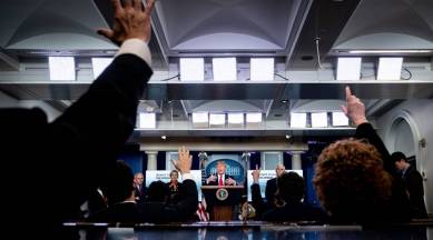 Alarm, denial, blame: The pro-Trump media’s coronavirus distortion