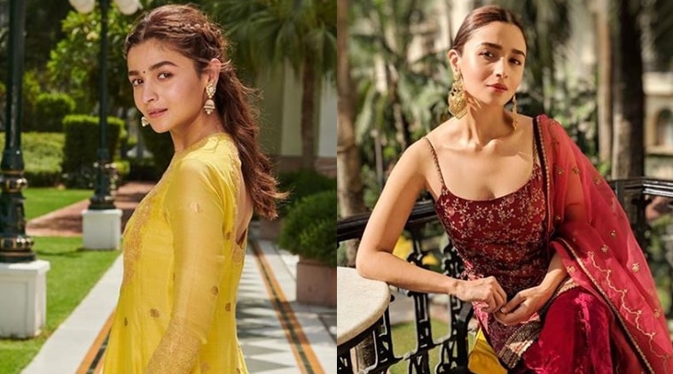 Alia Bhatt Looked Real Deshi Diva in Sabyasachi's Golden Ethnic Creati –  Lady India