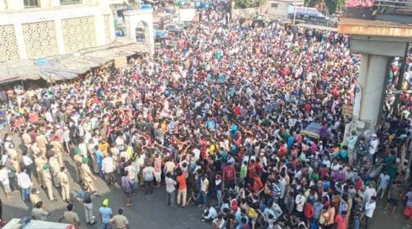 India lockdown, Migrant workers, Coronavirus, Bandra station, Mumbai news, maharashtra news, indian express news