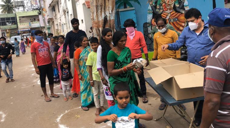 Under lockdown, BJP leaders focus on community kitchens, reaching rations |  coronavirus outbreak News - The Indian Express