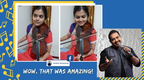 shankar mahadevan, shakanr mahadevan breathless, breathless cover, breathless violin cover, quarantine music challenge, viral videos, indian express