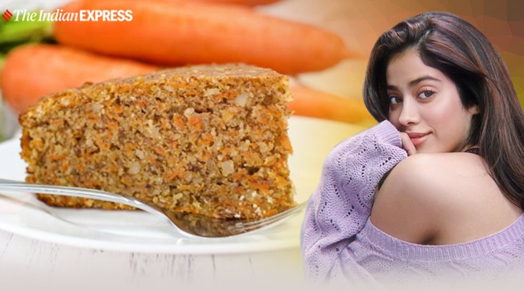 janhvi kapoor, carrot cake
