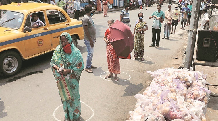 coronavirus outbreak, india lockdown, online services, SFI, Sanitary pad, kolkata news, indian express news