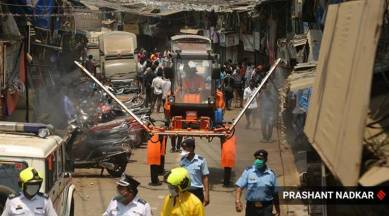 coronavirus outbreak, india lockdown, dharavi cases, social distancing, mumbai news, indian express news