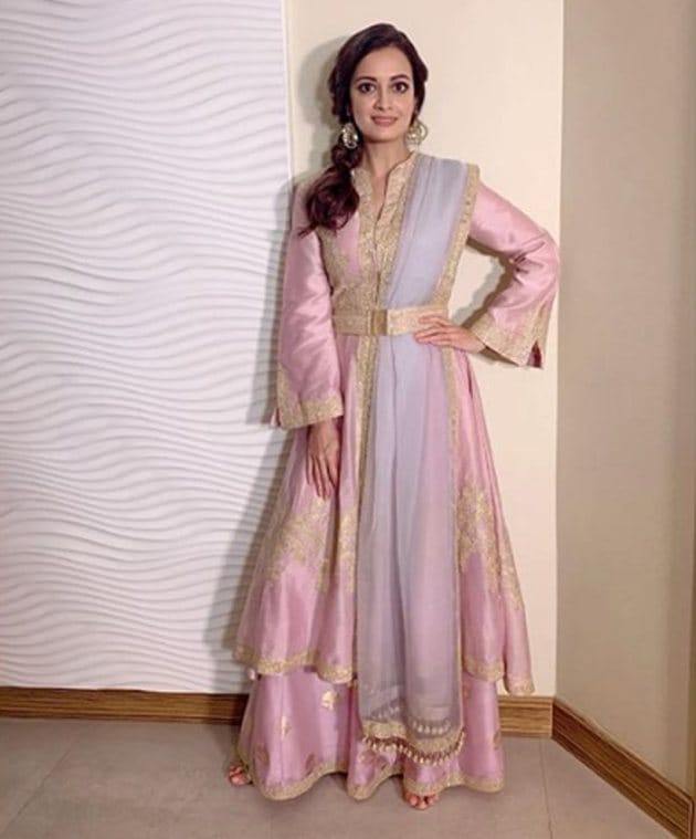 dia mirza, dia mirza instagram, dia mirza ethnic looks, dia mirza sari looks, dia mirza sari looks, indian express, indian express news