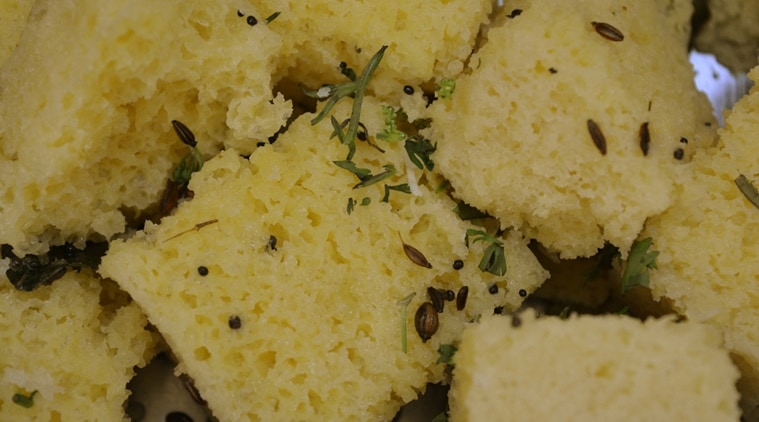 khaman dhokla, khaman dhokla in a cup microwave, khaman dhokla in a mug recipe east to cook at home, khaman dhokla quarantine recipe
