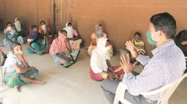 India lockdown, coronavirus outbreak, stranded fishermen, gujarat news, indian express news