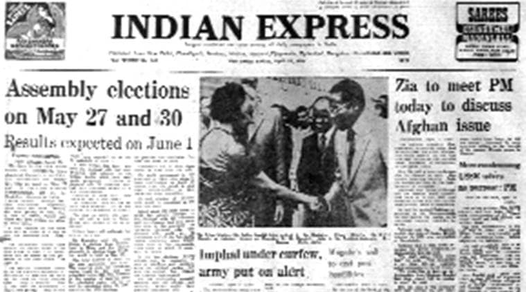 Indira Gandhi Zia ul Haq meeting, Indira Gandhi Zia meeting, Zia ul Haq Indira Gandhi meeting, India Pakistan relations, Zimbabwe, Forty years ago, Indian Express