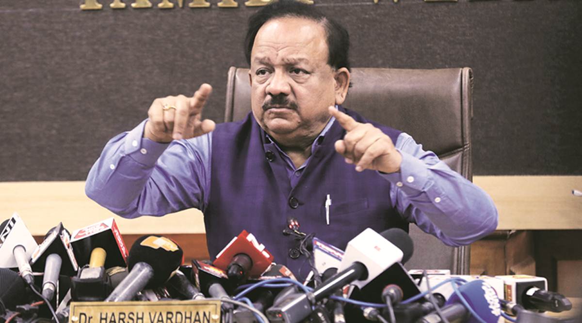 Harsh Vardhan, Harsh Vardhan on coronavirus vaccine, covid 19 vaccine, health minister on vaccine availability in iNDIA, indian express