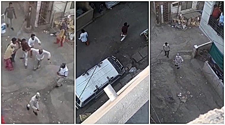Madhya pradesh cops attacked, satna jail prisoners tests positive, indore police attack, indore constable attack, coronavirus lockdown, COVID-19, indian express