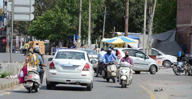COVID-19, COVID-19 India, COVID-19 India Outbreak, COVID-19 Jalandhar, COVID-19 Jalandhar Outbreak, COVID-19 Jalandhar Lockdown, COVID-19 Jalandhar Cases, COVID-19 Jalandhar Deaths, Jalandhar Lockdown Violations, Jalandhar Police, Old GT Road, Jalandhar Rehris, Jalandhar Deputy Commissioner, Varinder Kumar Sharma, Jalandhar Social Distancing, Jalandhar Villages, Jalandhar Villages COVID-19, Jalandhar Villages Social Distancing, Sikanderpur, Sikanderpur COVID-19, Jalandhar COVID-19 Hotspot, Jalandhar Lockdown Passes, Jalandhar Passes, Jalandhar News, Indian Express News