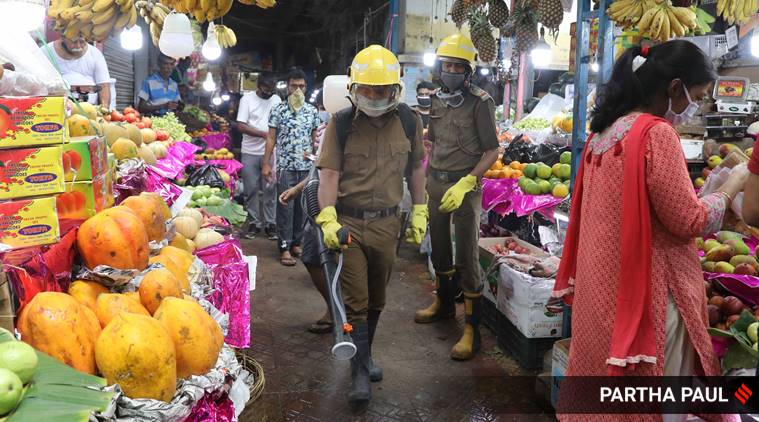 ‘I do feel afraid’: Indian workers disinfect coronavirus hotspots