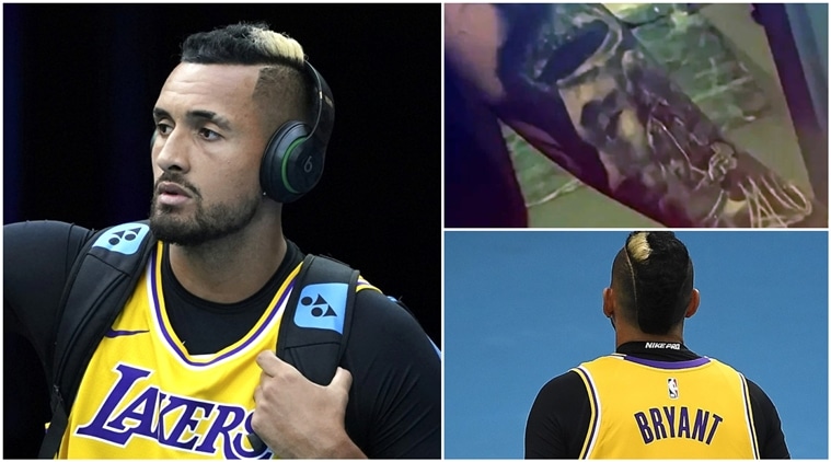 Australian Open: Nick Kyrgios tears up in Kobe Bryant tribute