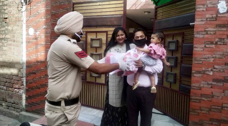 First birthday of child in lockdown: Mansa cops come up with free cake as surprise gift