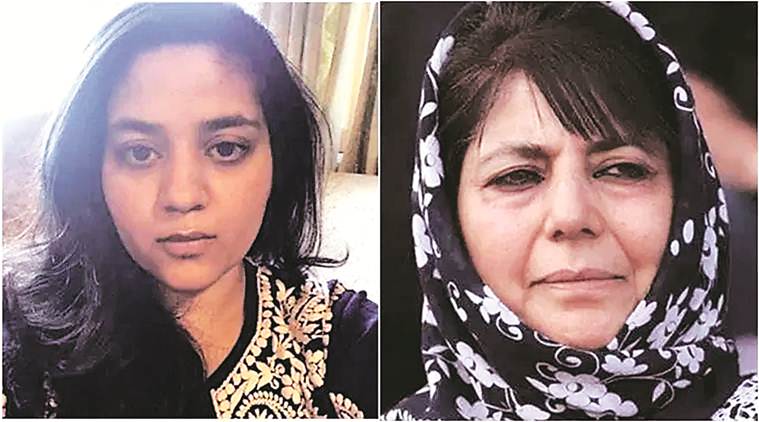 Mehbooba Mufti, Mehbooba Mufti PSA, Mehbooba Mufti detention, iltija mufti, Public Safety Act, Jammu and Kashmir, indian express
