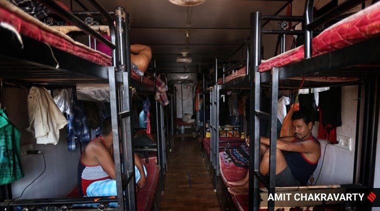 coronavirus, india lockdown, migrant workers, migrant workers in maharashtra, migrant workers stuck in mahrashtra, migrant workers, indian express news