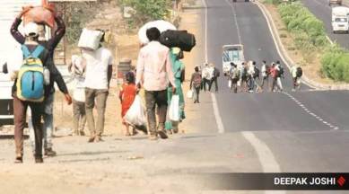 migrant labourers, migrant labourers returning home, Aurangabad train accident, Aurangabad migrant labourers accident, India lockdown, coronavirus India lockdown, India news, Indian Express