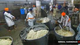 OVERWHELMING RESPONSE TO WHEAT DONATION DRIVE 85 major gurdwaras in Punjab now have wheat stocks for entire year