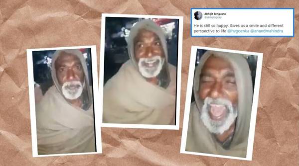 beggar from Patna sings Jim Reeves, beggar patna viral video, Jim Reeves songs, trending, indian express, indian express news