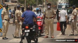 coronavirus, coronavirus in mumbai, coronavirus warning in mumbai, maharashtra lockdown, maharashtra police, indian express news