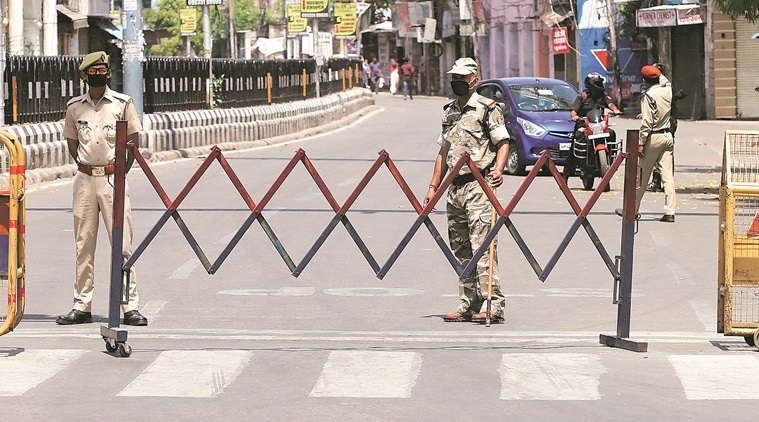 cops under quarantine, coronavirus cases, covid 19 infection, up news, indian express news