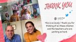 Prince William and Kate surprise children of health workers with a sweet video call