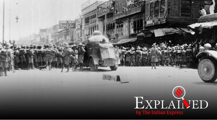 British Bazaar Porn - Explained: 90 years on, remembering Peshawar's Qissa Khwani Bazaar massacre  | Explained News,The Indian Express
