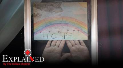 Why the rainbow symbol is sweeping a world under lockdown