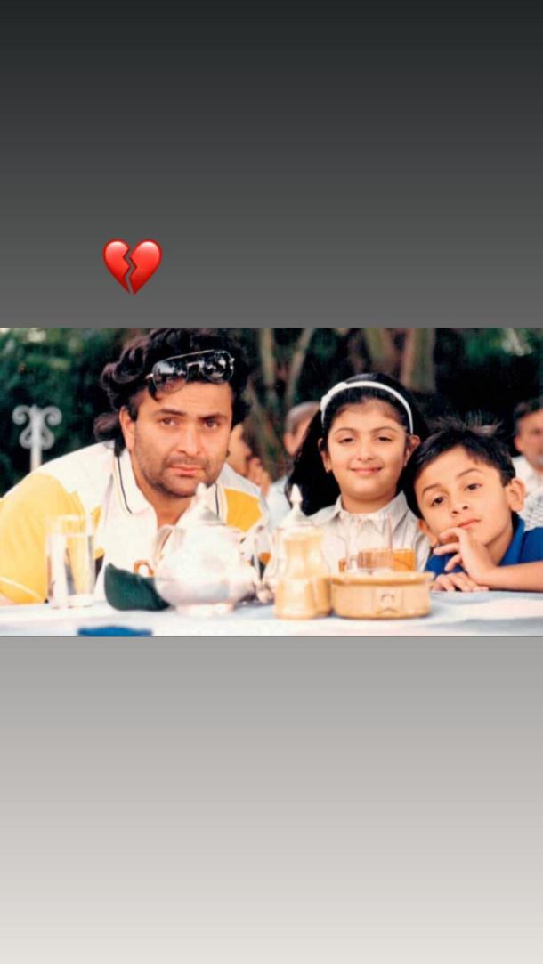 rishi kapoor children