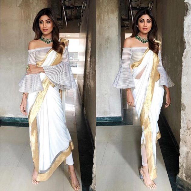 shilpa shetty, shilpa shetty sari, shilpa shetty saris photos, shilpa shetty photos, indian express, indian express news