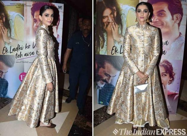 sonam kapoor, sonam kapoor sari, sonam kapoor ethnic, sonam kapoor ethnic looks, sonam kapoor photos, indian express, indian express news