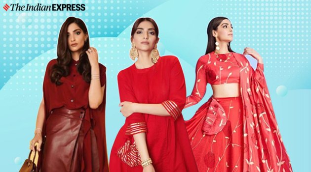 sonam kapoor, sonam kapoor zoya factor, sonam kapoor in red, sonam kapoor in red, sonam kapoor red, indian express, indian express news