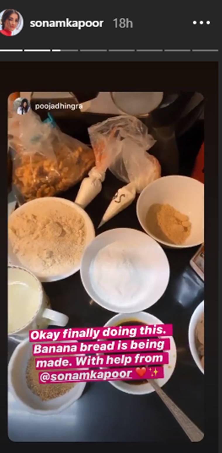 sonam kapoor, banana bread