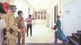 ghaziabad coronavirus cases, max hospital vaishali, oncologist, covi-19 positive, ghaziabad hotspot, india news, indian express