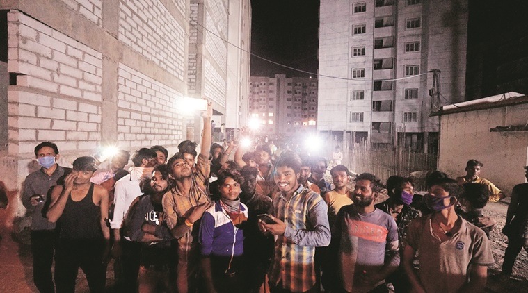 narendra modi, coronavirus, coronavirus outbreak, india lockdown, migrant workers, migrant workers in gujarat, indian express