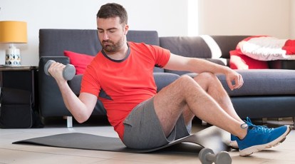 Here's how to work out at home