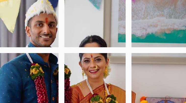 Sonalee Kulkarni engagment photos