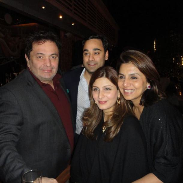 rishi kapoor family photos