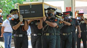 Maj Anuj Sood killed in Handwara encounter cremated with full military honours