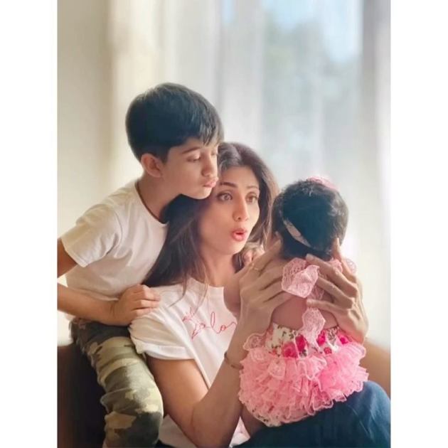 shilpa shetty on mother's day