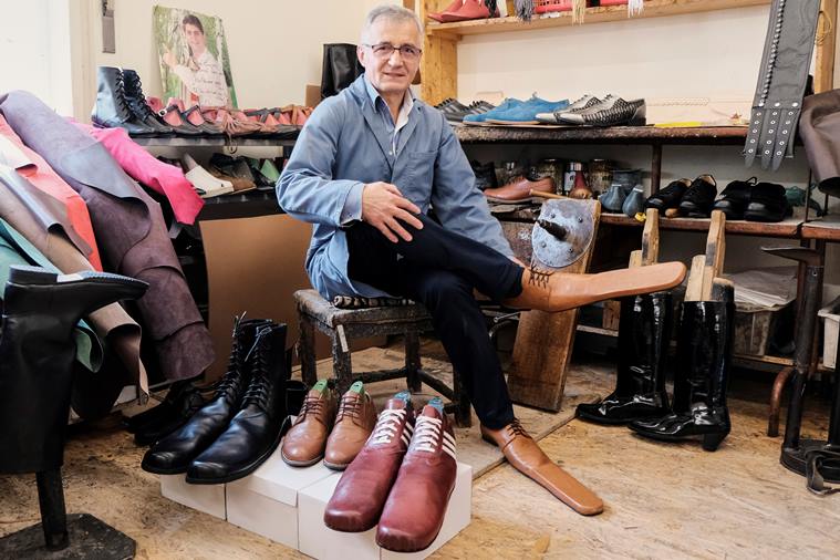 Romanian shoe-maker designs long-nose footwear to help people maintain ...