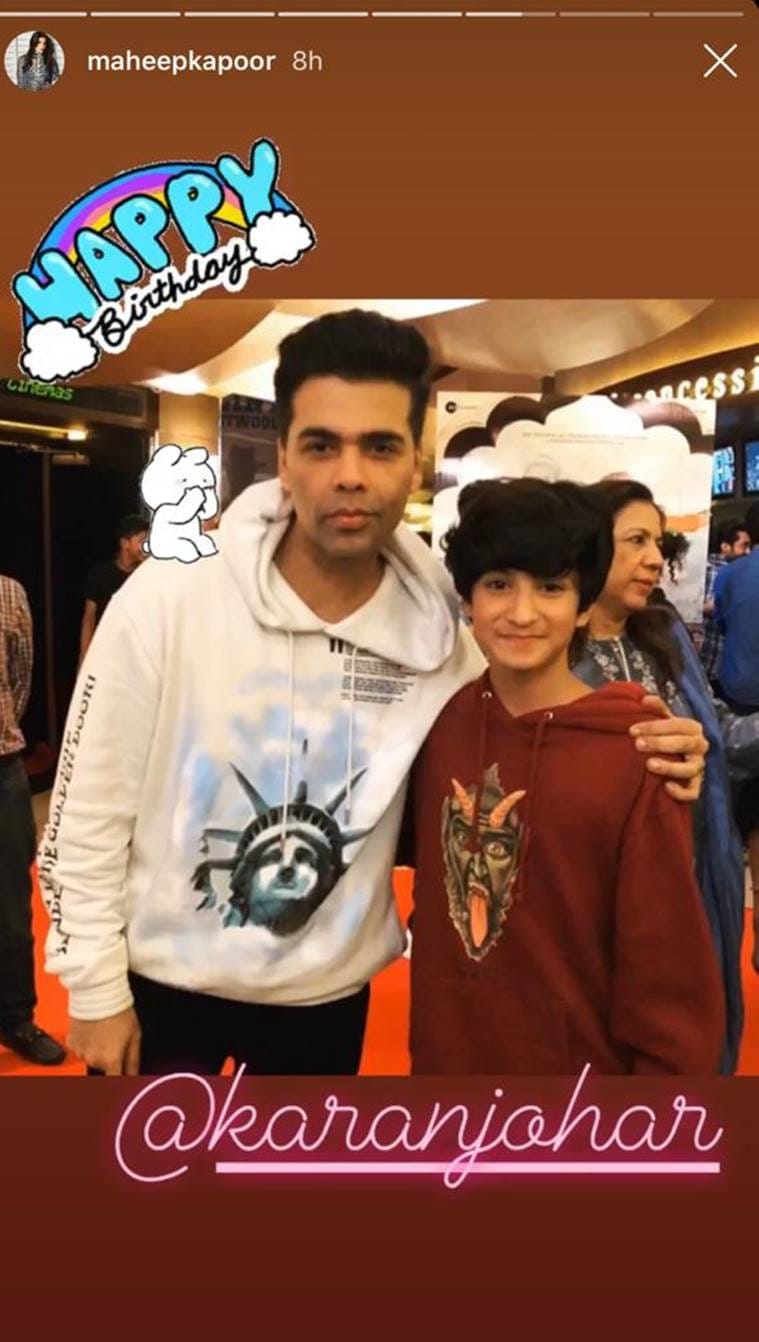 maheep kapoor wished karan johar