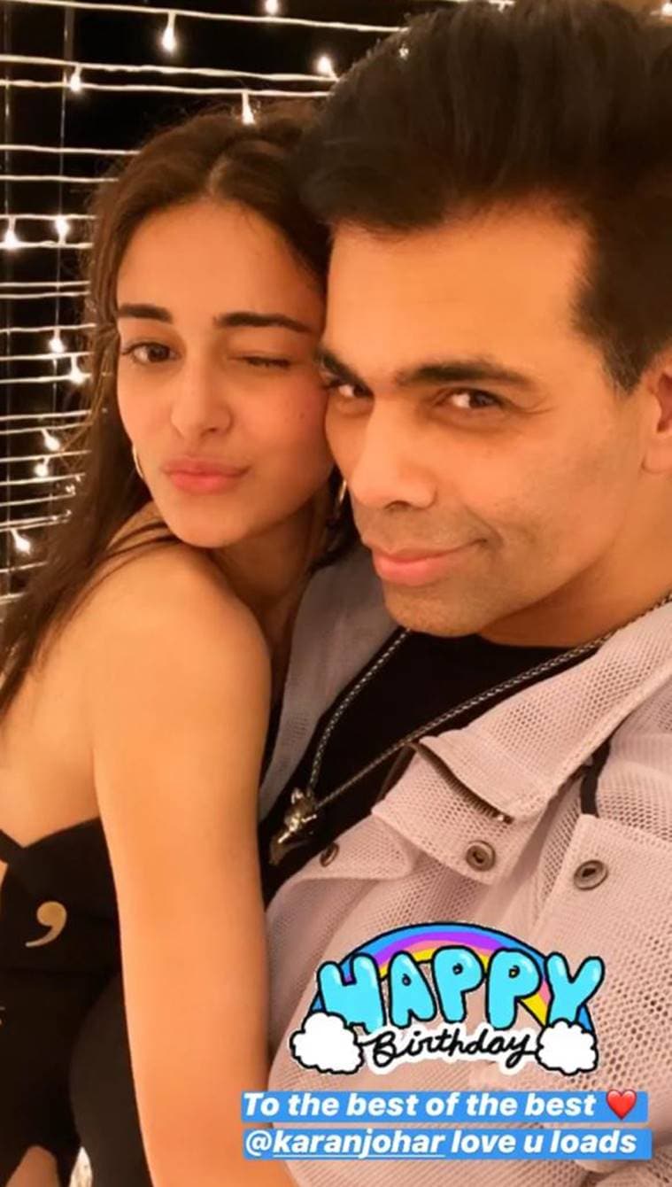 ananya panday karan johar