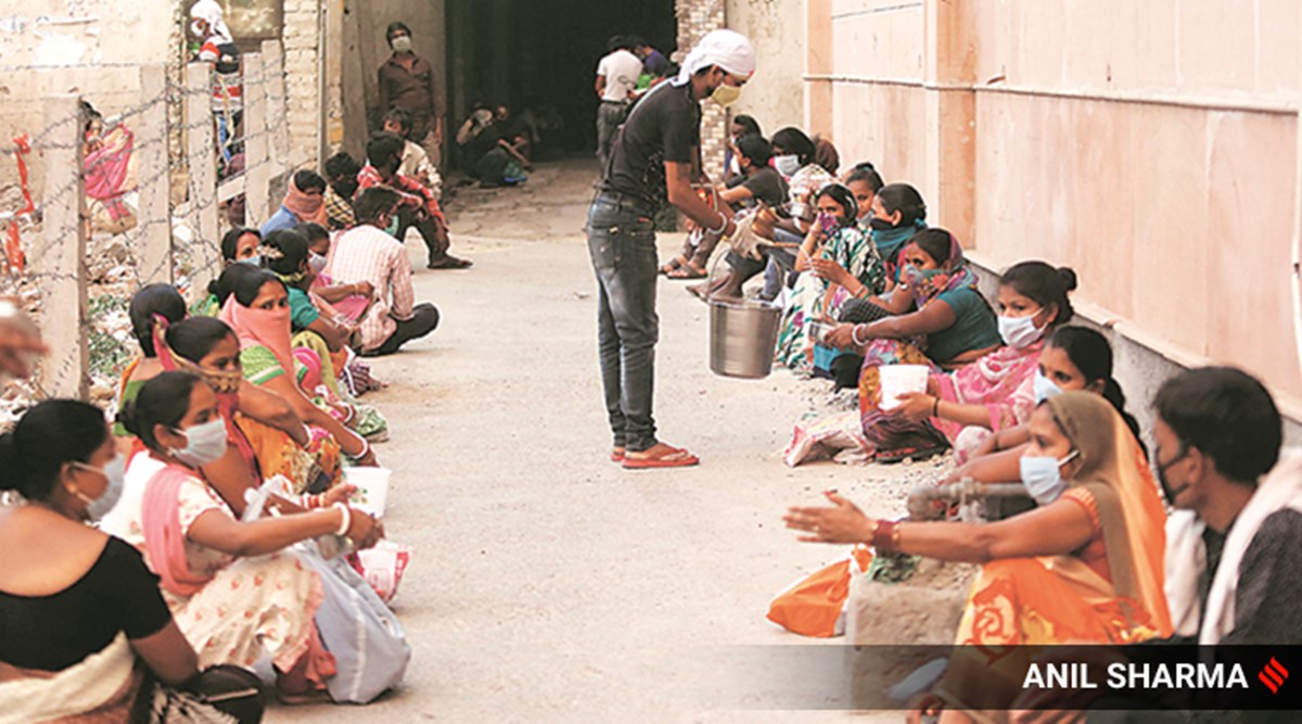 delhi lockdown, delhi coronavirus lockdown, pds ration delhi, delhi govt poor food ration, delhi high court, latest news