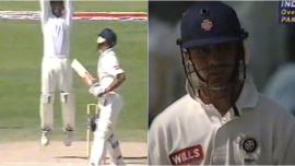 Rahul Dravid, Rahul Dravid not out, Rahul Dravid angry, Rashid Latif, Mushtaq Ahmed, India vs Pakistan Sharjah Cup 1996 1st ODI, Pakistan team cheating, cricket news