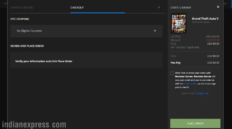 Grand Theft Auto free download crashes Epic Games store