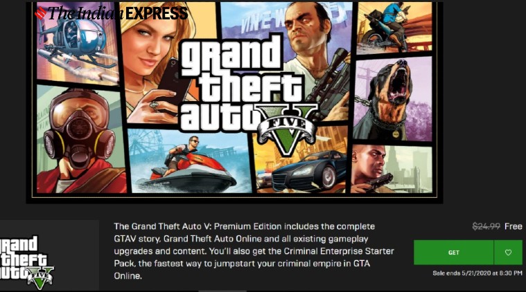 GTA 5 free download: How to get $1 million for GTA Online | Technology  News,The Indian Express